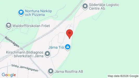 Industrial properties for rent i Södertälje - kort over placeringen
