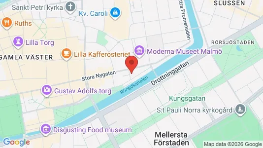 Kontorlokaler til leje i Malmø Centrum - Foto fra Google Street View