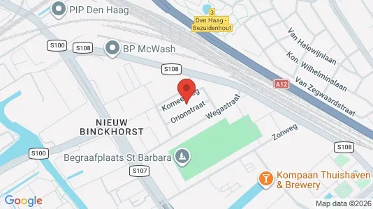 Lokaler til leie i Haag Laak - kort over placeringen
