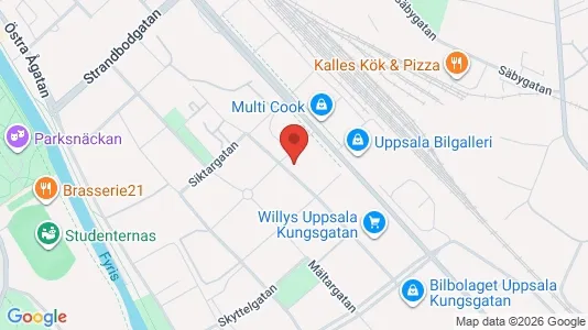 Lokale biurowe Do wynajęcia i Uppsala - kort over placeringen