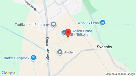 Værkstedslokaler til leje i Gøteborg Centrum - kort over placeringen