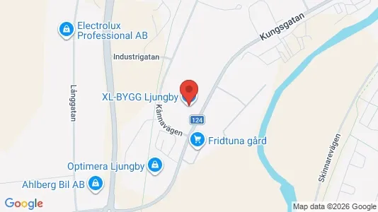 Office spaces for rent i Ljungby - kort over placeringen