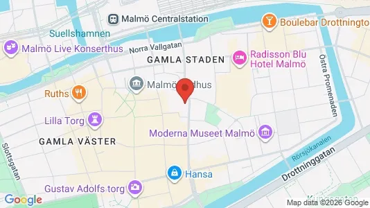 Kontorlokaler til leje i Malmø Centrum - Foto fra Google Street View