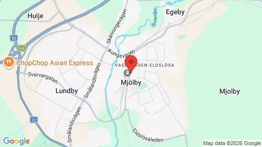 Ladenlokale zur Miete i Mjölby – Foto von Google Street View