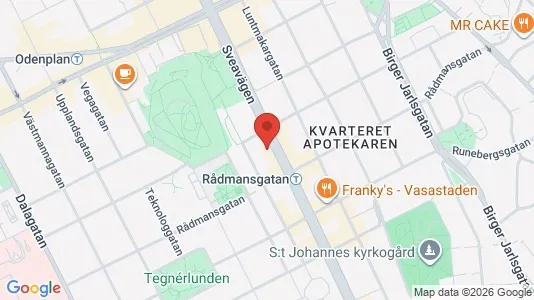 Büros zur Miete i Vasastan – Foto von Google Street View