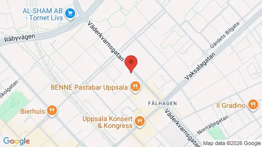 Office spaces for rent i Uppsala - kort over placeringen