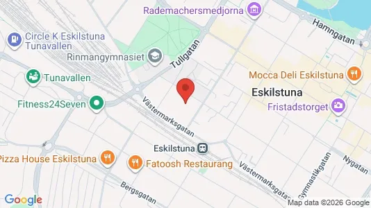 Kontorlokaler til leje i Eskilstuna - kort over placeringen