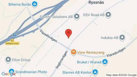 Lager zur Miete i Borås – Foto von Google Street View