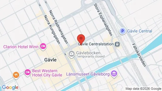 Büros zur Miete i Gävle – Foto von Google Street View