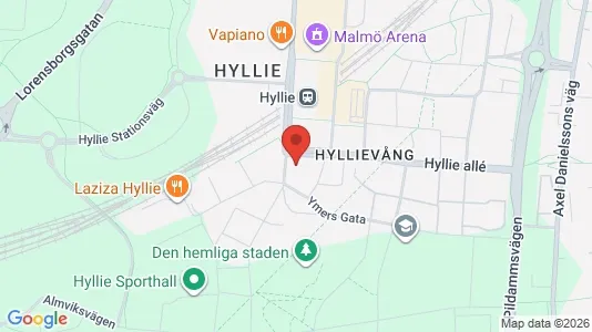 Office spaces for rent i Hyllie - kort over placeringen