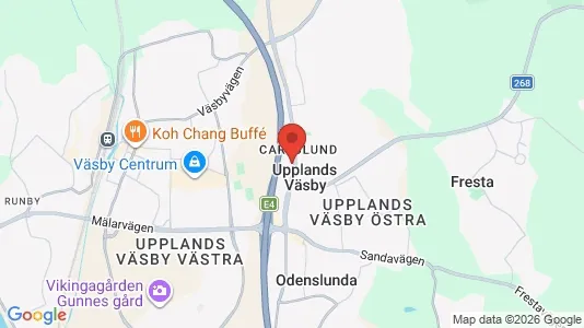 Ladenlokale zur Miete i Upplands Väsby - kort over placeringen