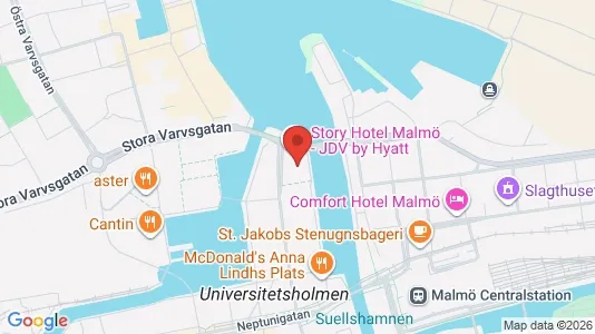 Büros zur Miete i Malmö City – Foto von Google Street View
