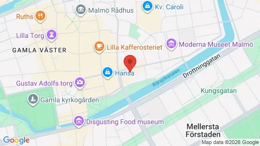 Kontorlokaler til leje i Malmø Centrum - Foto fra Google Street View