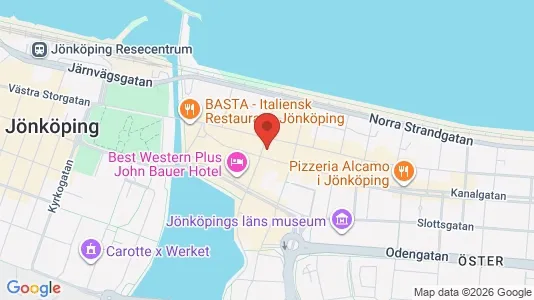 Büros zur Miete i Jönköping - kort over placeringen