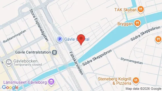 Büros zur Miete i Gävle – Foto von Google Street View