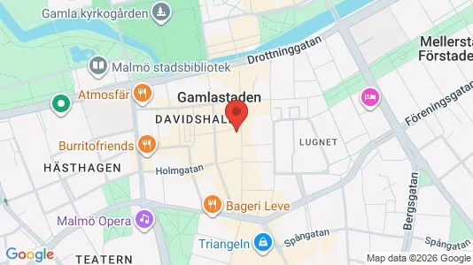 Kontorlokaler til leje i Malmø Centrum - kort over placeringen