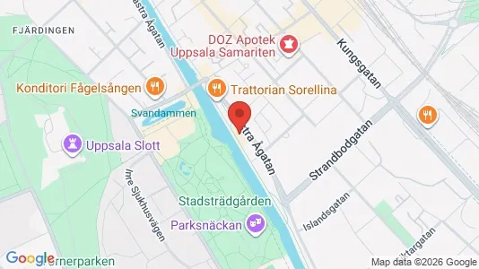 Office spaces for rent i Uppsala - kort over placeringen