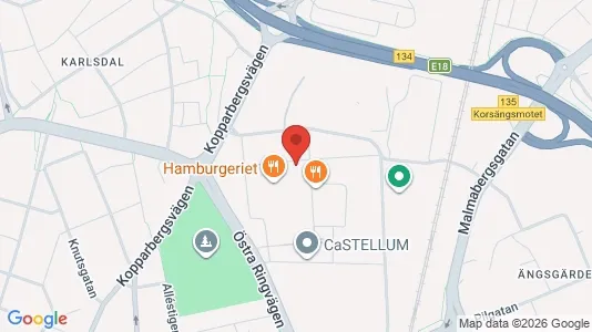 Kontorlokaler til leje i Västerås - Foto fra Google Street View