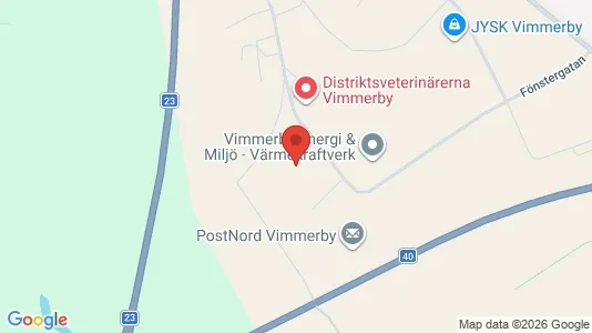 Magazyny Do wynajęcia i Vimmerby - kort over placeringen
