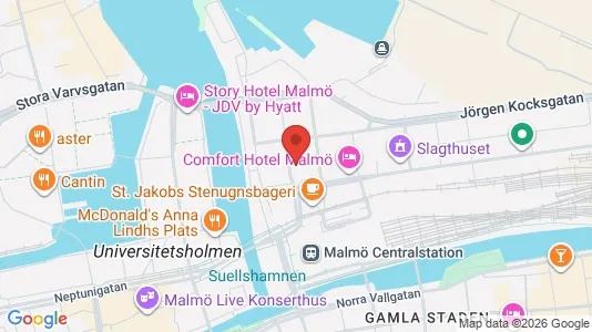 Kontorlokaler til leje i Malmø Centrum - Foto fra Google Street View