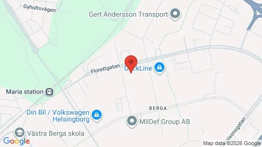 Propiedades industriales En alquiler i Helsingborg - Foto de Google Street View