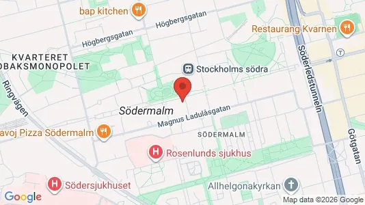 Lokaler til leje i Södermalm - Foto fra Google Street View