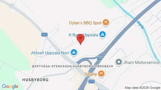 Büros zur Miete i Uppsala – Foto von Google Street View