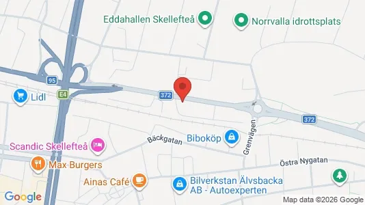 Büros zur Miete i Skellefteå – Foto von Google Street View