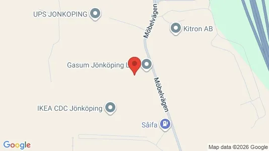 Büros zur Miete i Jönköping – Foto von Google Street View