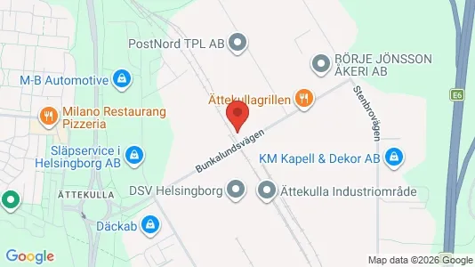 Verkstedhaller til leie i Helsingborg – Bilde fra Google Street View