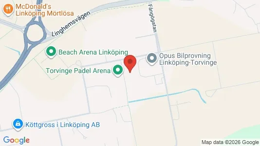 Werkstätte zur Miete i Linköping - kort over placeringen