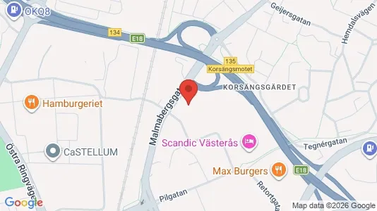Büros zur Miete i Västerås – Foto von Google Street View
