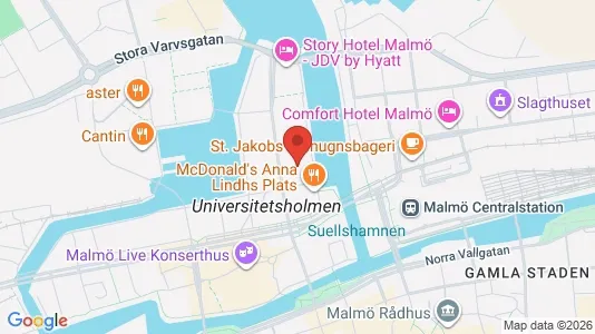 Kontorlokaler til leje i Malmø Centrum - Foto fra Google Street View