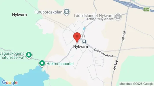 Butikklokaler til leie i Nykvarn – Bilde fra Google Street View