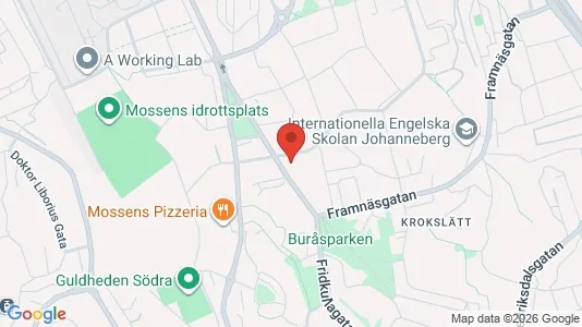Office spaces for rent i Johanneberg - kort over placeringen