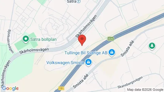 Kontorslokaler för uthyrning i Söderort - kort over placeringen