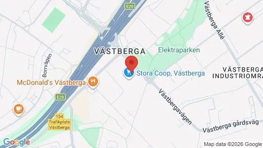 Industrilokaler för uthyrning i Söderort - kort over placeringen