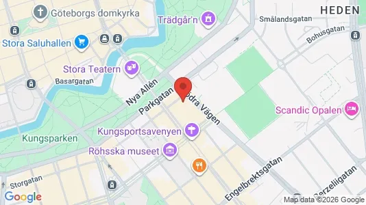 Kontorlokaler til leje i Gøteborg Centrum - Foto fra Google Street View