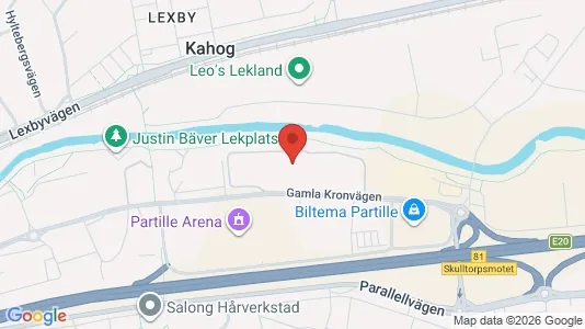 Kontorer til leie i Partille - kort over placeringen