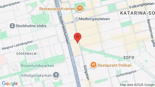 Espacios de oficina En alquiler i Södermalm - Foto de Google Street View