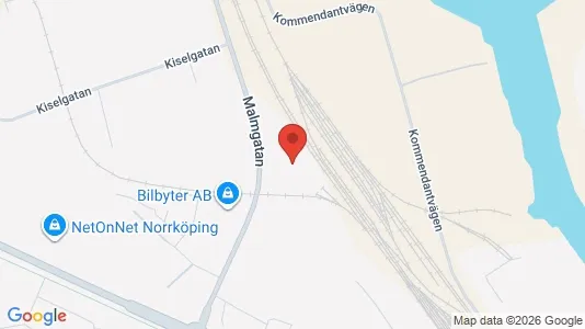 Werkstätte zur Miete i Norrköping - kort over placeringen