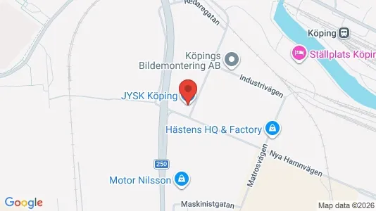 Werkstätte zur Miete i Köping – Foto von Google Street View