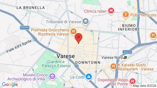 Kontorlokaler til leje i Varese - Foto fra Google Street View