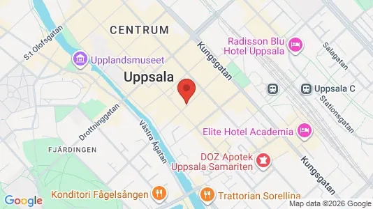 Office spaces for rent i Uppsala - kort over placeringen