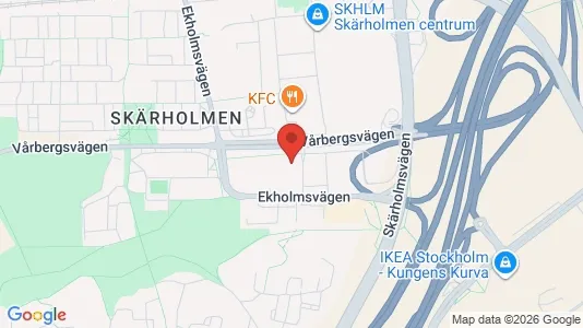 Kontorslokaler för uthyrning i Söderort - kort over placeringen