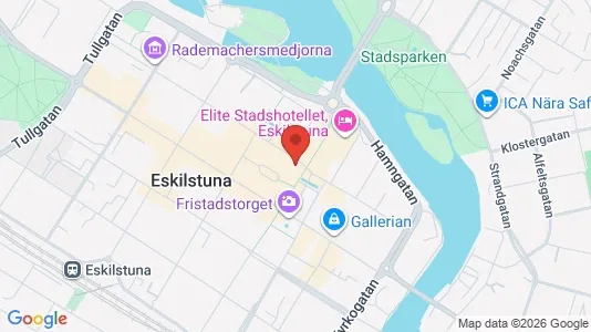 Kontorlokaler til leje i Eskilstuna - kort over placeringen