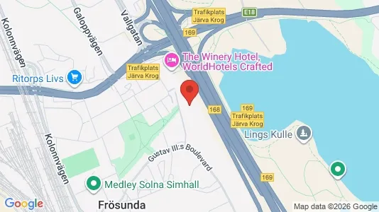 Kontorlokaler til leje i Solna - Foto fra Google Street View
