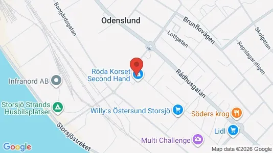 Office spaces for rent i Östersund - kort over placeringen