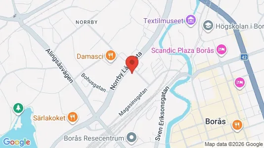 Kontorlokaler til leje i Borås - Foto fra Google Street View