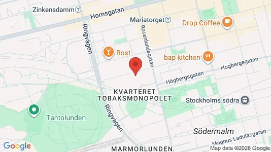 Büros zur Miete i Södermalm – Foto von Google Street View